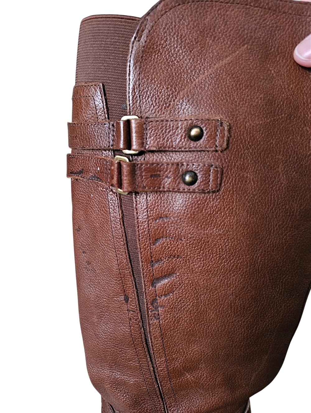 Naturalizer Jackie Tall Leather Riding Boots - Size 9.5 M *FAIR CONDITION* - Picture 6 of 14